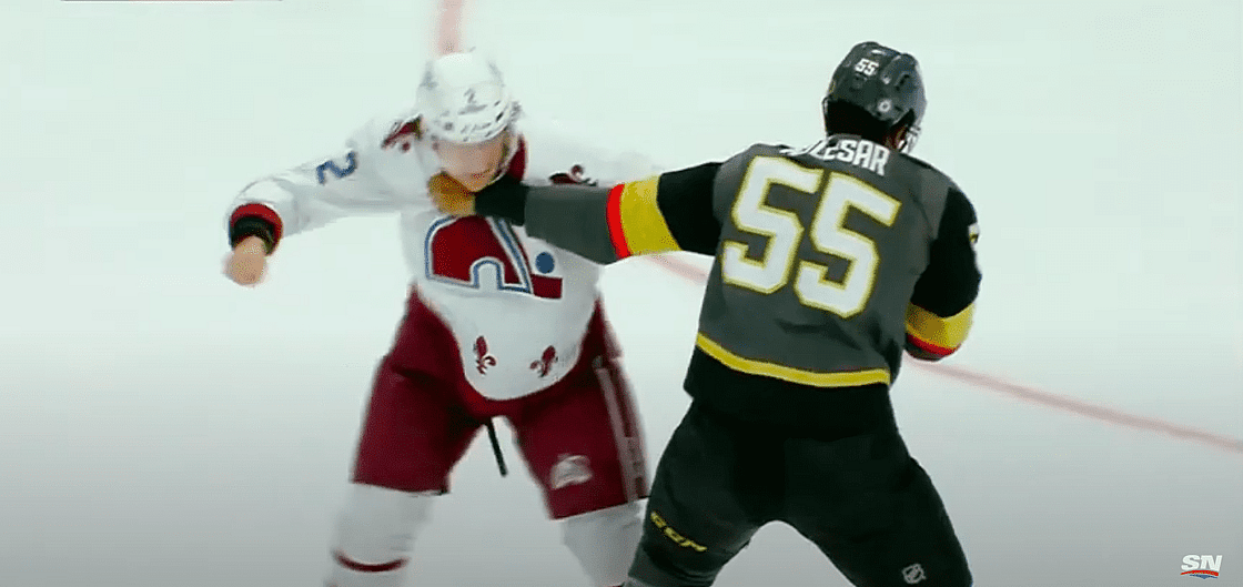 Avs fight Vegas