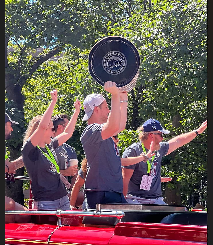 Nathan MacKinnon Stanley Cup parade