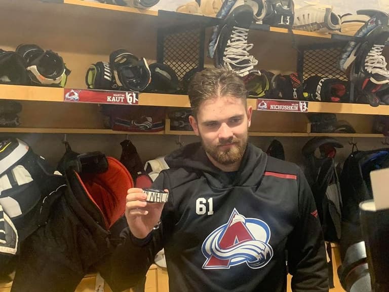 Martin Kaut first NHL goal