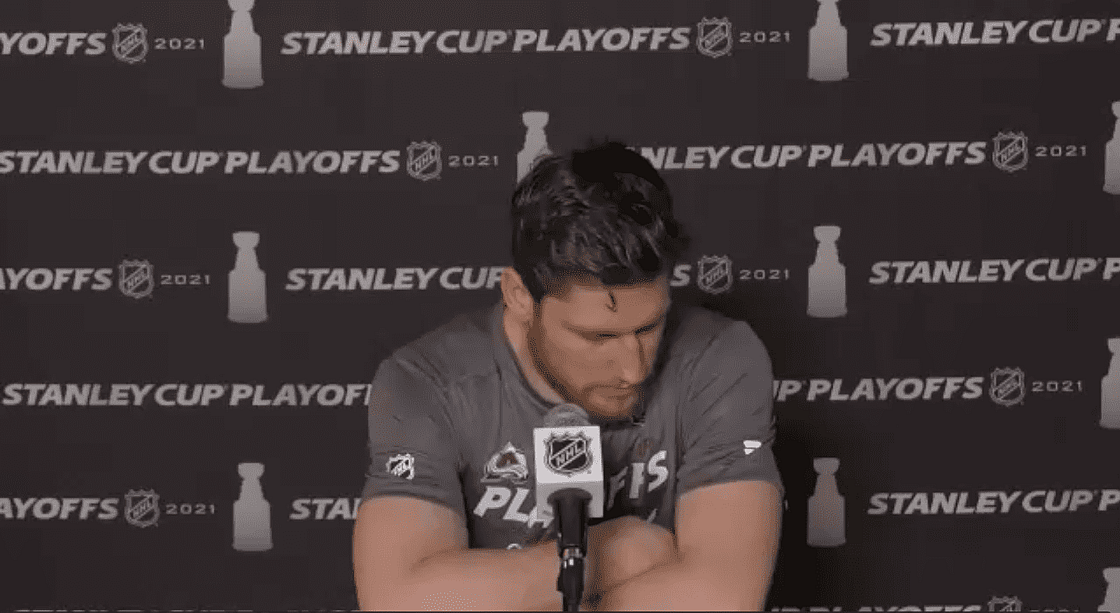 Nathan MacKinnon after VGK series loss