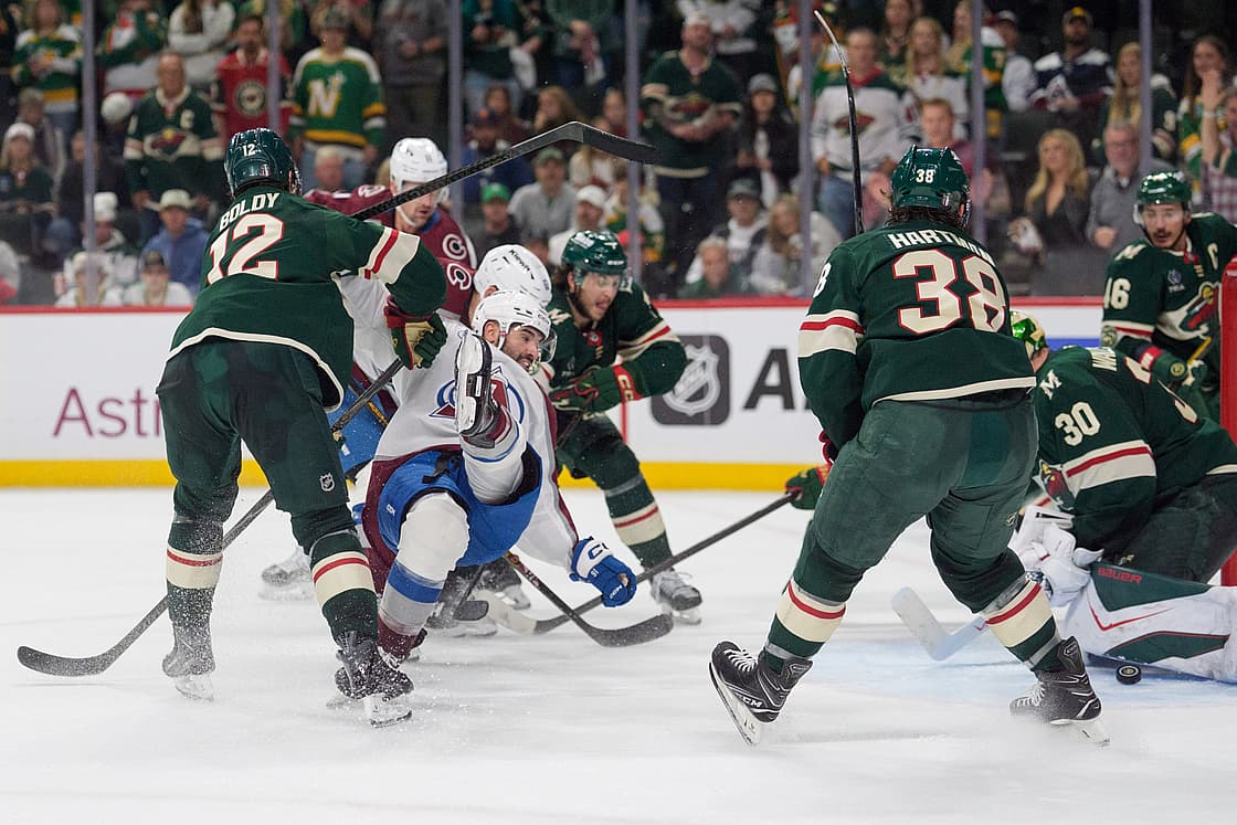 NHL: Stanley Cup Playoffs-Colorado Avalanche at Minnesota Wild