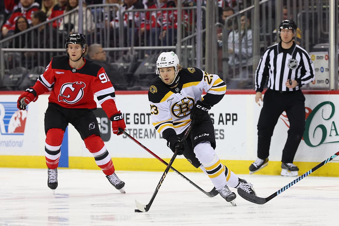 NHL: Boston Bruins at New Jersey Devils