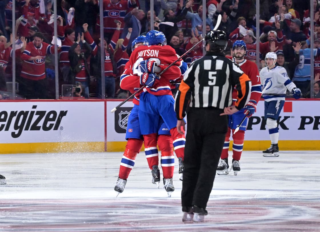 NHL: Stanley Cup Playoffs-Tampa Bay Lightning at Montreal Canadiens