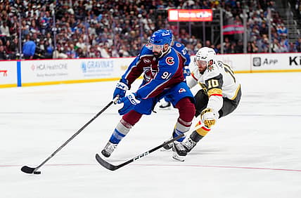 NHL: Stanley Cup Playoffs-Vegas Golden Knights at Colorado Avalanche