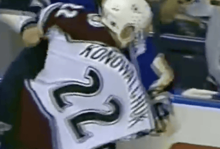 avalanche Steve konowalchuk Colorado eagles