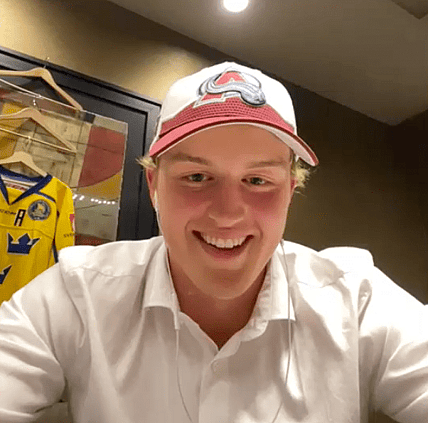 Oskar Olausson draft night